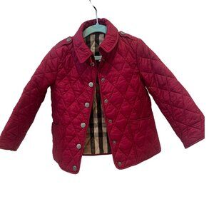Kids Burberry Quilted Jacket -Size 4